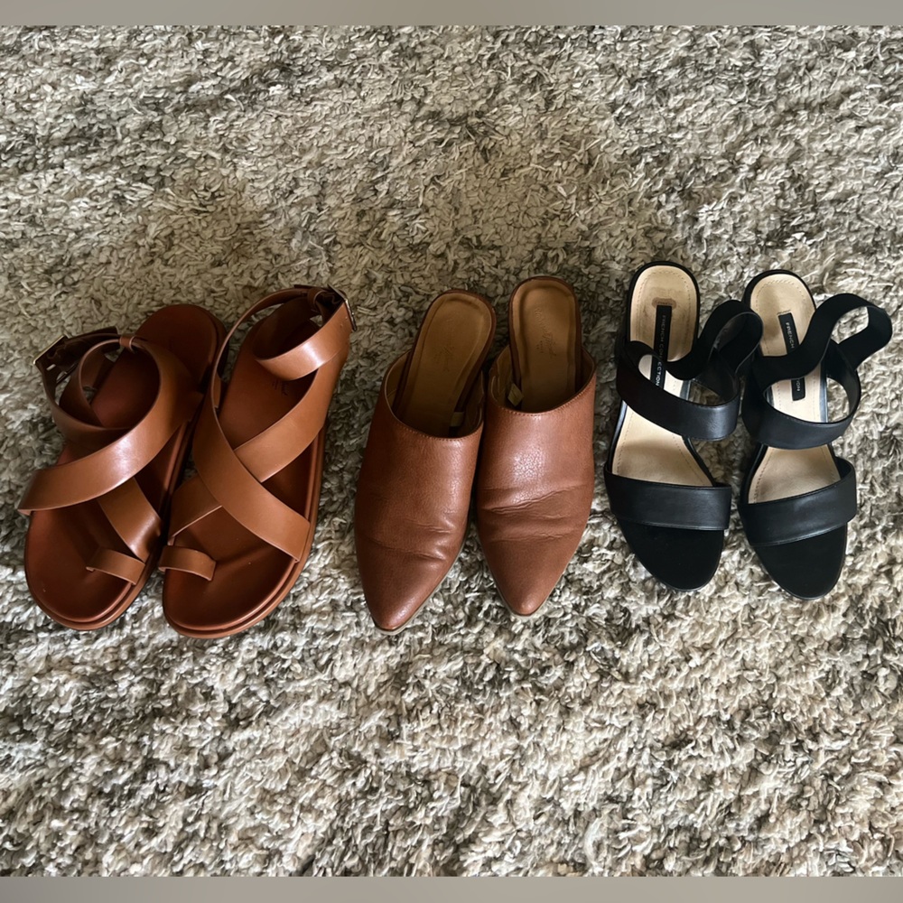 Lot Of Women’s Shoes Sandals Heel Size 6.5 To 7